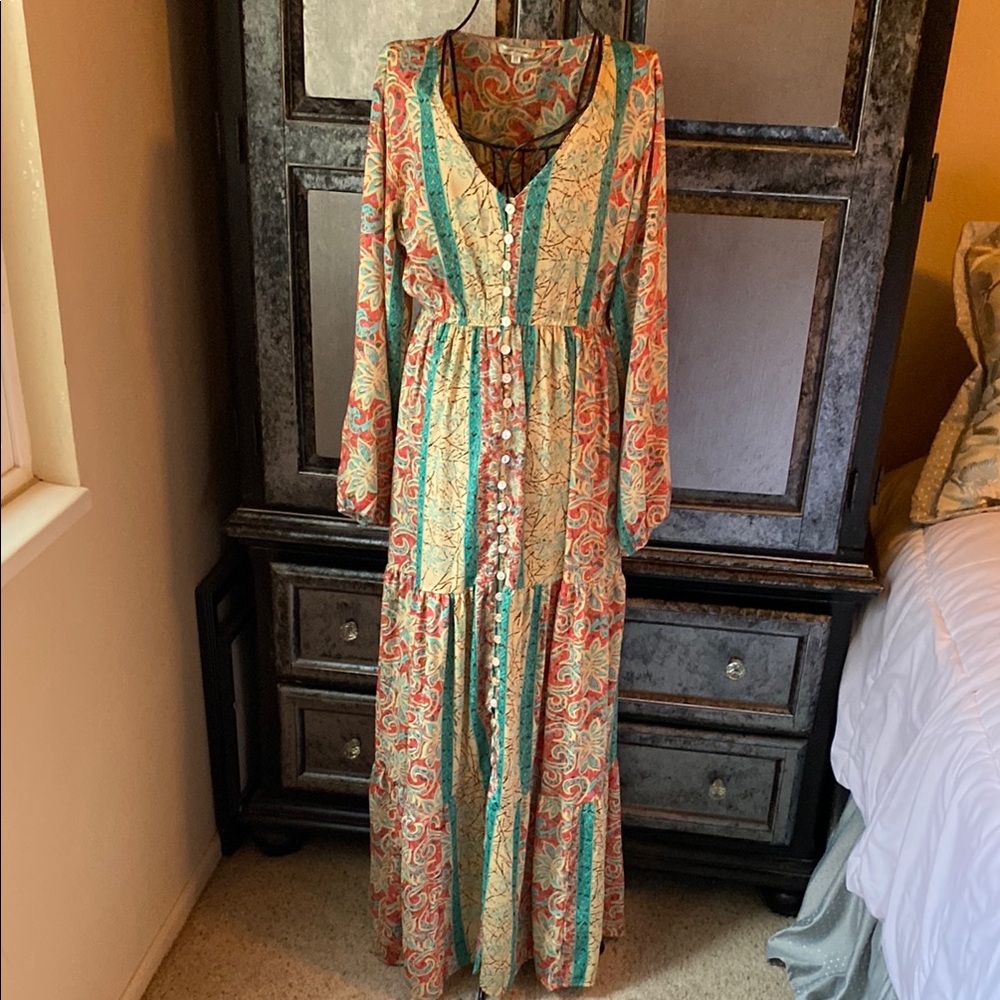 Karma Highway Bohemian Multicolor Maxi Dress